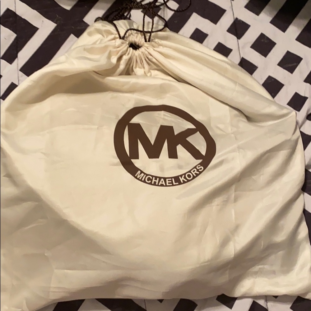 Gold Michael Kors purse